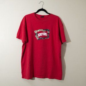 Ice Cream Red Camo Shirt (XXL)